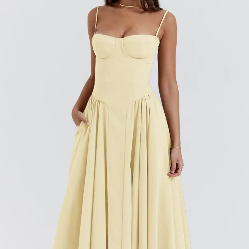Dresslys | Women's Corset Detail Maxi Dress