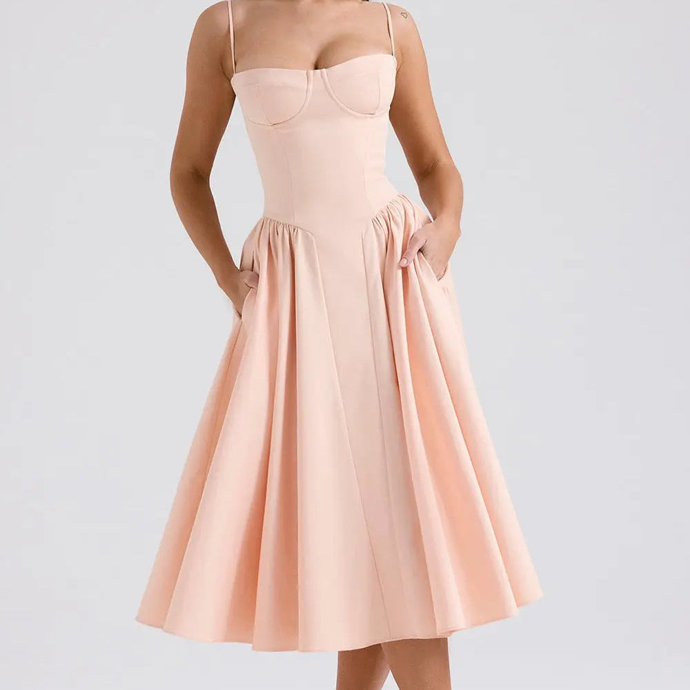 Dresslys | Women's Corset Detail Maxi Dress