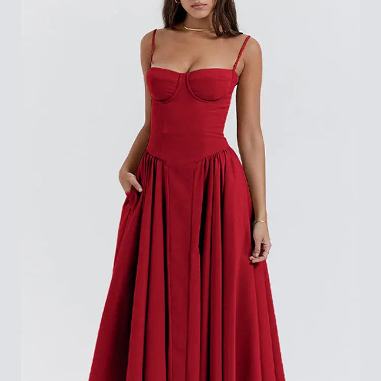 Dresslys | Women's Corset Detail Maxi Dress